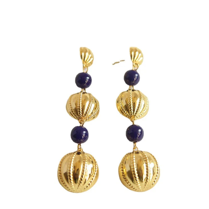 Fashionable and Exquisite Atmospheric Stud Earrings, Exaggerated Stud Earrings, Fringed Earrings, Long Irregular.