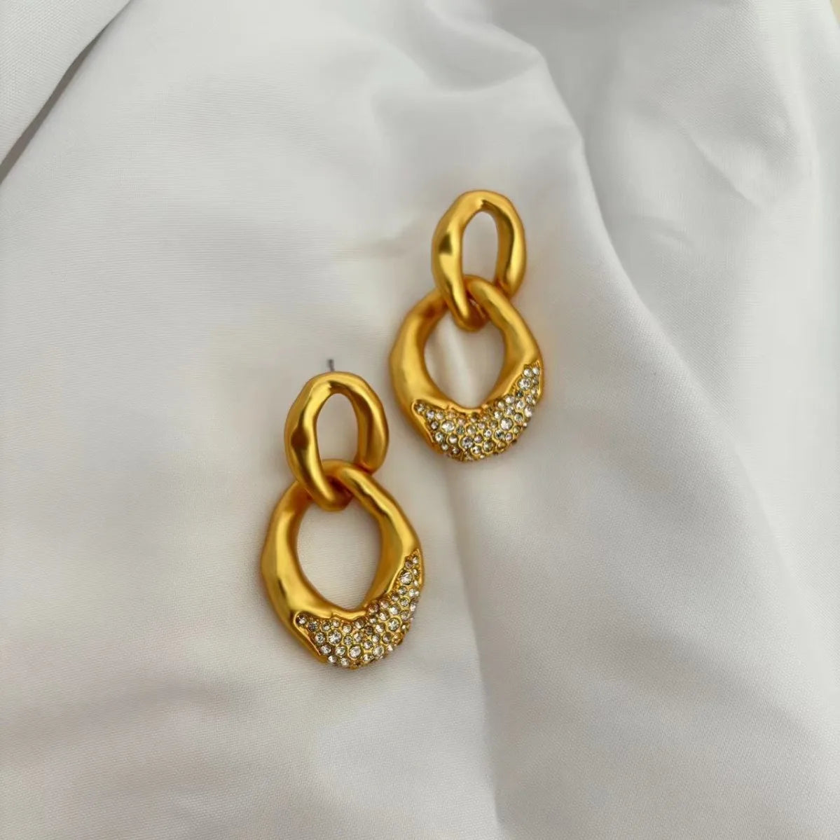 New High-end Chain Stud Earrings Temperament