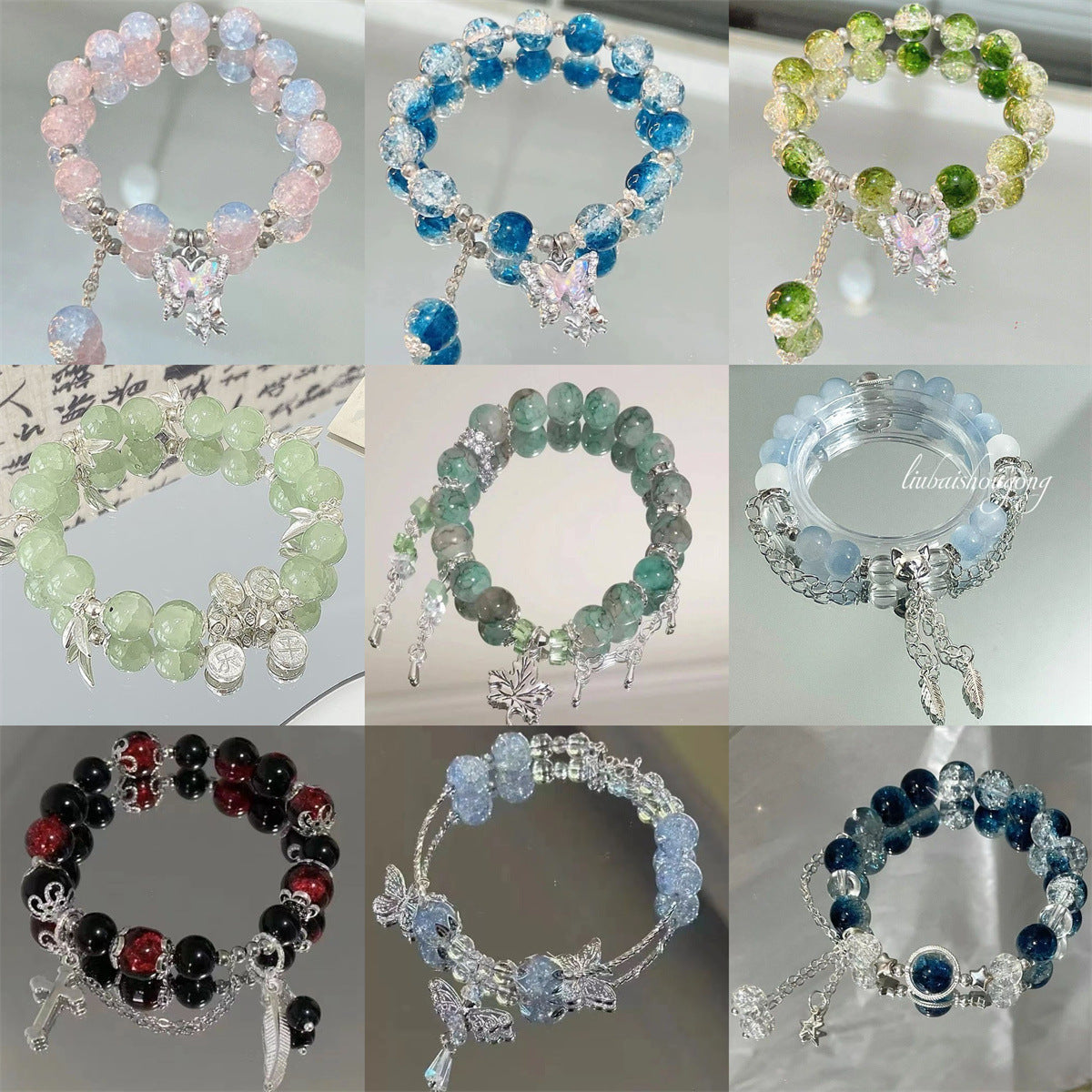 Glass Bead Bracelets Lucky Bags（Chance to win free bags）...Open in live stream(Shipping about 6-12days)