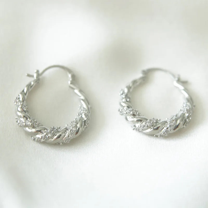 diamond studded,  personalized earrings