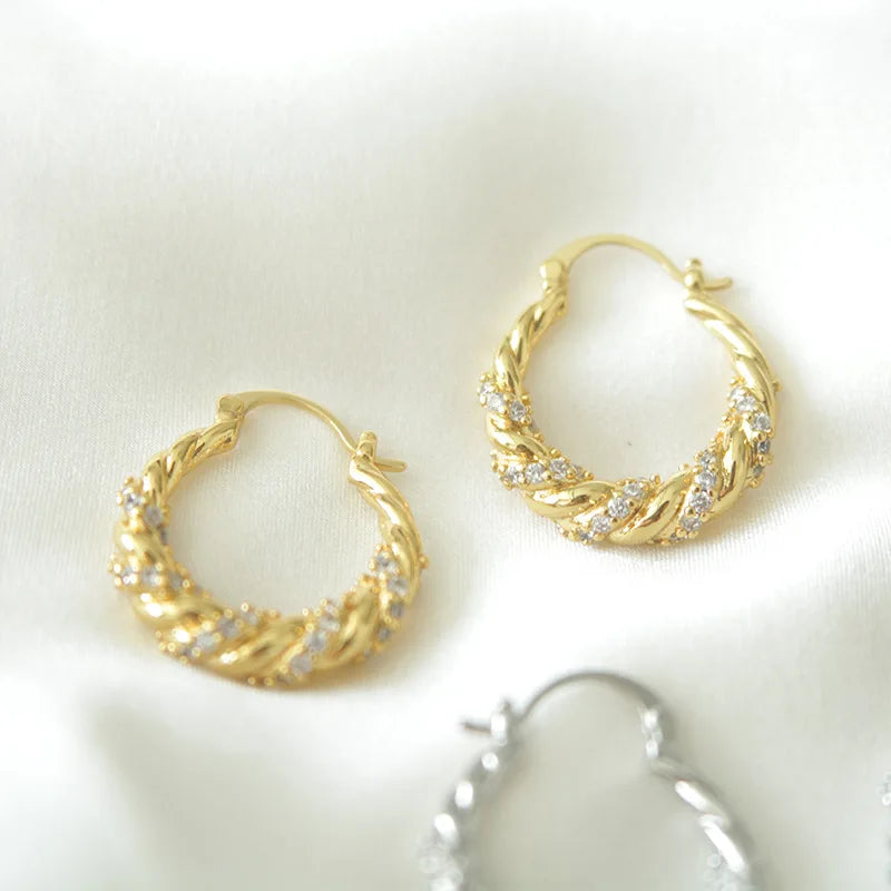 diamond studded,  personalized earrings