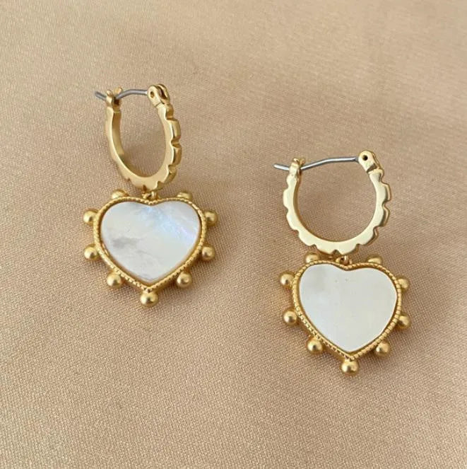 luxurytreasury shell  heart earrings jewelry ,high quality,girls,fasion woman,accessory,whole sell